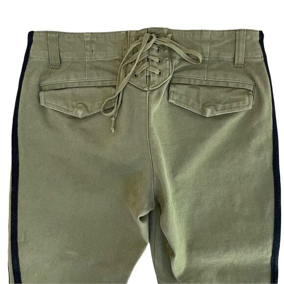 Pam & Gela Double Stripe Pant in Winter Moss - Picture 8 of 10